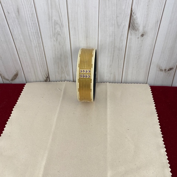 Vintage Michaela Frey Designer Bangle Bracelet is inspired by Art Nouveau Design - Picture 5 of 10